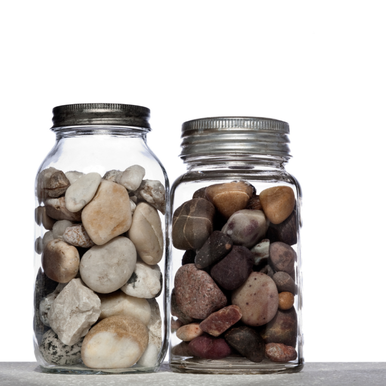 What are some creative ways to display pet rocks at home?